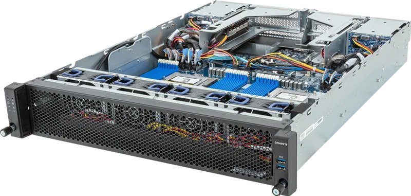 Serwer Gigabyte Gigabyte E283-Z91-AAV1 rev. 3.x Edge Server 2U Dual Sockel SP5 6NE283Z91DR000ADV1
