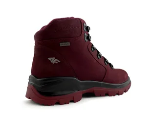 Damskie buty turystyczne 4F ALPHATREK OBDH253 bordowe Rozmiar: 37 - Buty trekkingowe damskie - miniaturka - grafika 5