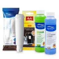 Akcesoria i części do ekspresów do kawy - Zestaw MELITTA AL-TES46, Perfect Clean 4szt, Latteo 250m, Verde 250ml - miniaturka - grafika 1