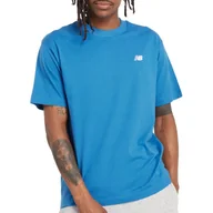 Koszulki sportowe męskie - Koszulka New Balance MT41509BEU - niebieska - miniaturka - grafika 1