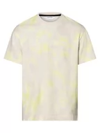 Koszulki męskie - Calvin Klein - T-shirt męski, wielokolorowy|beżowy - miniaturka - grafika 1