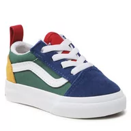 Trampki damskie - Tenisówki Vans - Old Skool Elastic Lace VN0A4TZOR1Q1 (Vans Yacht Club) Blue/Gr - miniaturka - grafika 1
