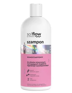 Humektantowy szampon do włosów wysokoporowatych i zniszczonych so!flow 300ml - Szampony do włosów - miniaturka - grafika 1