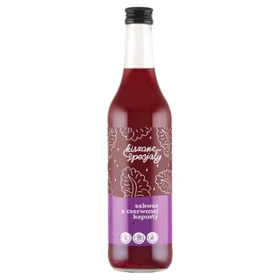 Kiszone Specjały Zakwas z czerwonej kapusty 500 ml - Bakalie - miniaturka - grafika 1