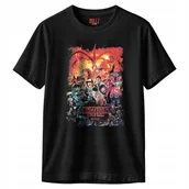 Koszulki męskie - Koszulka czarna męska Stranger Things Eleven Hawkins r. M - miniaturka - grafika 1