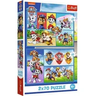 Puzzle - Puzzle 2x70 Psi Patrol rządzi TREFL - miniaturka - grafika 1