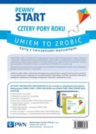Podręczniki dla szkół podstawowych - Pewny start Cztery pory roku Umiem to zrobić Karty z ćwiczeniami manualnymi - miniaturka - grafika 1