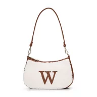 Torebki damskie - Torebka bagietka ze sztucznym futerkiem mała - miniaturka - grafika 1