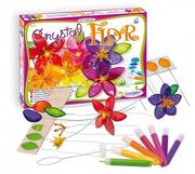 Zabawki kreatywne - Sentosphere Krystaliczne Kwiaty zestaw kreatywny - miniaturka - grafika 1