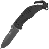 Noże - Nóż składany ratowniczy ESP RK-01 Rescue Knife - Black - miniaturka - grafika 1
