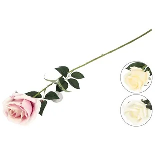 Róża 75 cm różne kolory - Sztuczne kwiaty - miniaturka - grafika 1