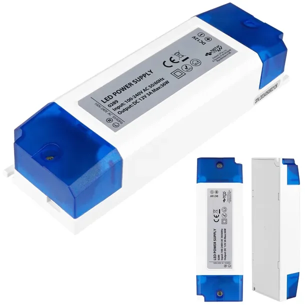 Zasilacz Meblowy 12V 36W 3A Do Taśma LED Taśmy Modułowy