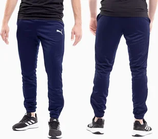 Puma Spodnie męskie Puma teamRISE Poly Training Pants granatowe 657390 06 2XL - Spodnie sportowe męskie - miniaturka - grafika 1