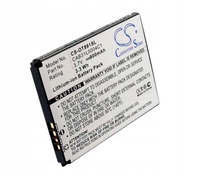 Bateria do ALCATEL ONE TOUCH 155 808 813 891 979 TP-DS1 A382G (1483)