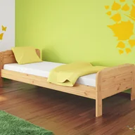 Łóżka - TARTAK MEBLE Łóżko NOVA TARTAK MEBLE drewniane Rozmiar 140x200 Wybarwienie Sosna PS2580_65704 - miniaturka - grafika 1