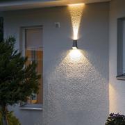Lampy ścienne - Konstsmide Imola lampa ścienna LED z podwójnym stożek świetlny 7911-370 - miniaturka - grafika 1