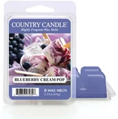 Świece - Country Candle Wax Melts Blueberry Cream Pop - woski zapachowe 64 g - miniaturka - grafika 1