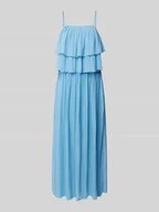 Sukienki - Długa sukienka z falbanami model ‘CHIFFON’ - miniaturka - grafika 1