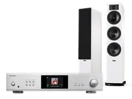 Zestawy stereo - Rotel S14 (srebrny) + Tesi 6 (biały) - miniaturka - grafika 1