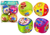 Zabawki interaktywne dla dzieci - DLA DZIECI KOLOROWE PIŁECZKI Z GRZECHOTKĄ - miniaturka - grafika 1