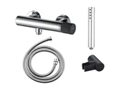 Panele prysznicowe - Zestaw Natryskowy Z Baterią Ścienną Peros - miniaturka - grafika 1