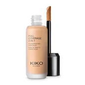 Podkłady do twarzy - KIKO Milano Full Coverage 2-In-1 Foundation & Concealer mocno kryjący podkład i korektor 2 w 1 WB60 Warm Beige 25ml - miniaturka - grafika 1