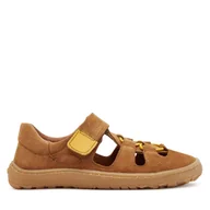 Buty dla chłopców - Sandały Froddo Barefoot Elastic Sandal G3150262-3 D Brązowy - miniaturka - grafika 1