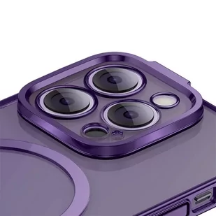 Zestaw Etui Baseus Glitter Magnetic do iPhone 14 Pro (fioletowe) + szkło hartowane + zestaw czyszczący - Etui i futerały do telefonów - miniaturka - grafika 4