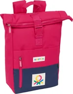 Plecaki - Casualowy plecak Benetton Cherry Cerise granatowy - miniaturka - grafika 1