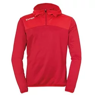 Bluzy męskie - Kempa Emotion 2.0 męska bluza z kapturem, kolor chili/czerwony, 4XL - miniaturka - grafika 1