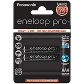 Ładowarki i akumulatory - Panasonic Eneloop Pro BK-4HCDE/2BE 930mAh AAA 2szt (156616) - miniaturka - grafika 1