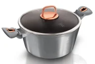 Garnki - Aluminiowy garnek z granitową powłoką 2,5L K8-Z34 - miniaturka - grafika 1