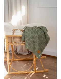 La Millou Kocyk Merino 100% Stoned Green - Koce i narzuty dla dzieci - miniaturka - grafika 1
