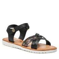 Sandały damskie - Kickers Sandały Betternew KI-858654-30 S Noir Reptile 82 - miniaturka - grafika 1