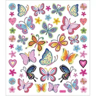 Scrapbooking - Naklejki ozdobne, Kolorowe Motyle - miniaturka - grafika 1
