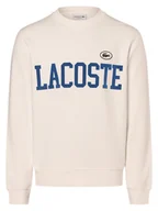 Bluzy męskie - Lacoste Bluza męska Mężczyźni Bawełna biały nadruk, 3 - miniaturka - grafika 1