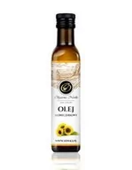 Zdrowa żywność - Olej słonecznikowy 250ml tłoczony na zimno Olejarnia Niwki - miniaturka - grafika 1