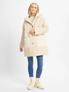 GEOX Płaszcz damski - Calithe Kobiety beżowy jednolity, 34 - Płaszcze damskie - miniaturka - grafika 1