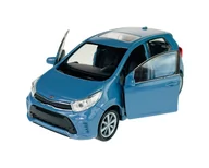 Samochody i pojazdy dla dzieci - Welly Kia New Picanto Niebieska 1:34 Samochód Nowy Metalowy Model - miniaturka - grafika 1