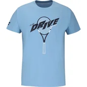 Koszulki sportowe męskie - Koszulka męska Babolat Drive Cotton Tee Drive Heritage Blue S - miniaturka - grafika 1