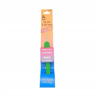 Szydełko ergonomiczne PONY EASY GRIP - 2,5 mm - Pasmanteria - miniaturka - grafika 1