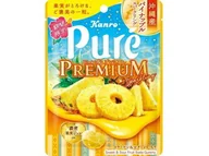 Żelki - PURE GUMI PREMIUM PINEAPPLE - NADZIEWANE ŻELKI O SMAKU ANANASA, KANRO 54g - miniaturka - grafika 1