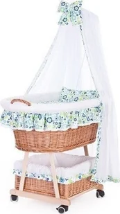 WickerPL BABY ŁÓŻECZKO WIKLINOWE DLA NIEMOWLĄT 90X53 H30 CM - Łóżeczka i kojce - miniaturka - grafika 1