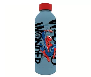 Butelka Metalowa SPIDERMAN 500ml Bidon Stal - Bidony dla dzieci - miniaturka - grafika 1
