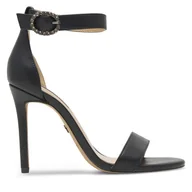 Sandały damskie - Sandały Nine West WFA2646-1 Czarny - miniaturka - grafika 1