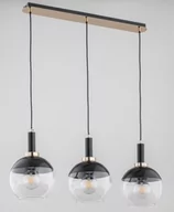Lampy sufitowe - Alfa Adria Black lampa wisząca 3xE27 czarna/złota 62190 62190 - miniaturka - grafika 1