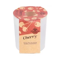 Świece - Świeczka sojowa Powąchaj mnie Cherry biały 130 ml - miniaturka - grafika 1