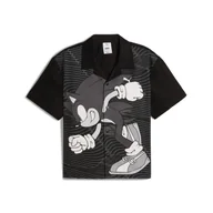Koszule męskie - Koszula męska Puma X SONIC RELAXED GRAPHIC RACER czarna 63240701 - miniaturka - grafika 1