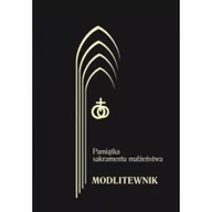Religia i religioznawstwo - WAM Pamiątka sakramentu małżeństwa Modlitewnik Złoty Czarny Jerzy Lech Kontkowski - miniaturka - grafika 1