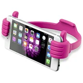 Pozostałe akcesoria do telefonów - XLayer Colour Line uchwyt na telefon komórkowy Thumbs Up, stojak na smartfon i tablet do 10,1" (26,6 cm), różowy - miniaturka - grafika 1